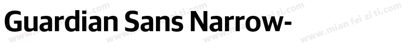 Guardian Sans Narrow字体转换